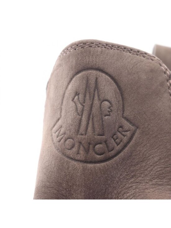 Moncler Boots Envile Chelsea Leather Shoes - Picture 8 of 9